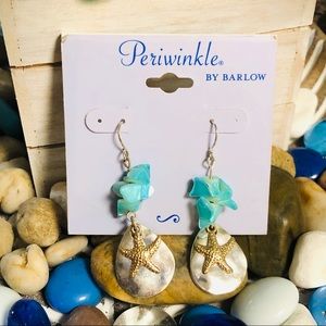 Periwinkle by Barlow Starfish Earrings
